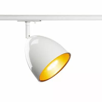 PARA CONE 14, spot pour rail 1 allumage, int�rieur, blanc laqu�/or, GU10/QPAR51, 25W max (1002874)