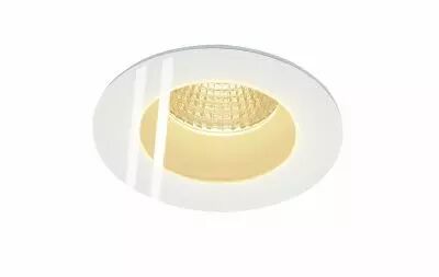 PATTA-F, encastr� de plafond int�rieur/ext�rieur, rond, blanc, LED, 11W, 3000K, IP20/IP65, RT 2012, variable Triac (114441)