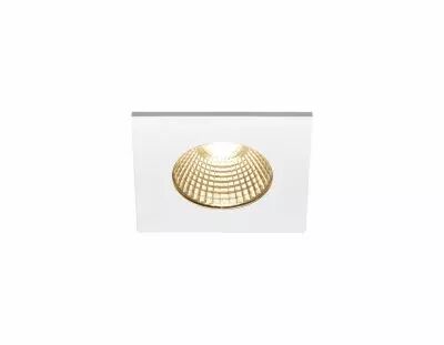 PATTA-I, encastr� de plafond int�rieur/ext�rieur, carr�, blanc mat, LED, 7,3W, 1800-3000K, IP20/IP65, Dim to warm, variable Tria