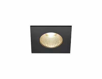 PATTA-I, encastr� de plafond int�rieur/ext�rieur, carr�, noir, LED, 7,3W, 1800-3000K, IP20/IP65, Dim to warm, variable Triac (10