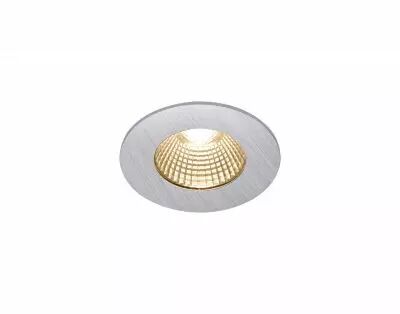 PATTA-I, encastr� de plafond int�rieur/ext�rieur, rond, alu mat, LED, 7,3W, 1800-3000K, IP20/IP65, Dim to warm, variable Triac (