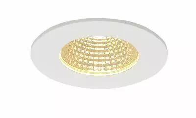 PATTA-I, encastr� de plafond int�rieur/ext�rieur, rond, blanc mat, LED, 11W, 3000K, IP20/IP65, RT 2012, variable Triac (114421)