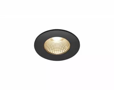 PATTA-I, encastr� de plafond int�rieur/ext�rieur, rond, noir, LED, 7,3W, 1800-3000K, IP20/IP65, Dim to warm, variable Triac (100
