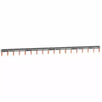 Peigne d\'alimentation HX� - 1P - universel Ph + N - Long. 18 modules (404928)