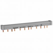 Peigne d\'alimentation tétrapolaire HX³ traditionnel pour bornes à vis - longueur 12 modules maximum 3 appareils (404944)