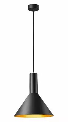 PHELIA, suspension int�rieure, � 27,5 cm, noir/dor�, E27, 23W max (1002949)