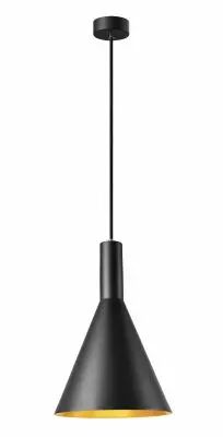 PHELIA, suspension int�rieure, � 28 cm, noir/dor�, E27, 23W max (1002950)