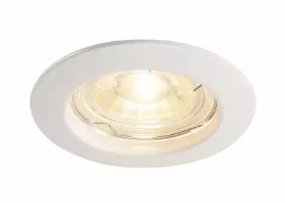 PIKA, encastr� de plafond int�rieur, rond, fixe, blanc, GU10/QPAR51, 50W max (1000714)