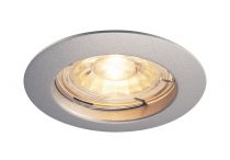 PIKA, encastré de plafond intérieur, rond, fixe, gris argent, GU10/QPAR51, 50W max (1000717)