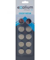 Pile bouton CR2016 3V exalium 