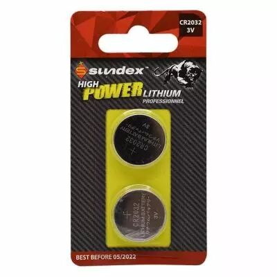 piles cr 2032 3v lithium pack de 2 sundex 40-240 (x1) (4145)