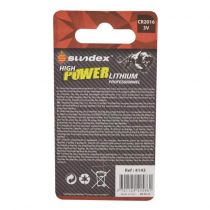 piles lithium  cr 2016  3v sundex x 2  40-240 (4143)