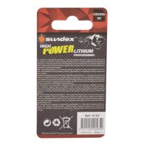 piles lithium  cr 2450  3v sundex x 2  40-240 (4142)