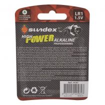 piles lr1  1,5v sundex x 2 super alcaline  10-120 (4141)