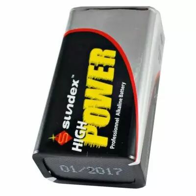 piles lr61        9v x 1       super alcalines sundex 10-120 (x 10) (4105)