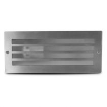 piton e27 spot encastrable ip44 rectangle grille inox 304 (70745)