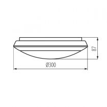Plafonnier LED DABA PRO 26W (19066)