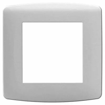 Plaque \ silver\  1 poste (61987)