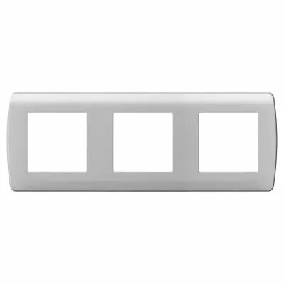 Plaque \ silver\  3 postes (61989)
