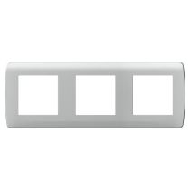 Plaque \ silver\  3 postes (61989)