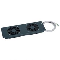 Plaque 19\'\' - 3 U - avec 2 ventilateurs 230 V~ - gestion thermique baies - LCS² (046487)