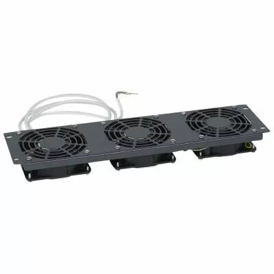 Plaque 19\'\' - 3 U - avec 3 ventilateurs 230 V~ - gestion thermique baies - LCS� (046488)