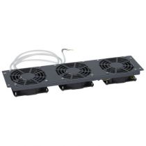 Plaque 19\'\' - 3 U - avec 3 ventilateurs 230 V~ - gestion thermique baies - LCS² (046488)