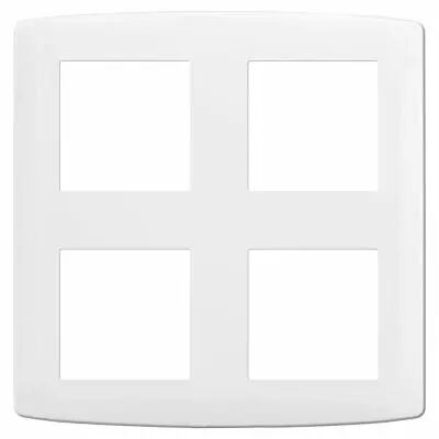 Plaque 2+2postes (61886)