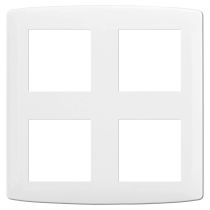Plaque 2+2postes (61886)