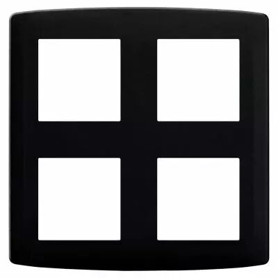Plaque 2x2 postes anthracite (61986)