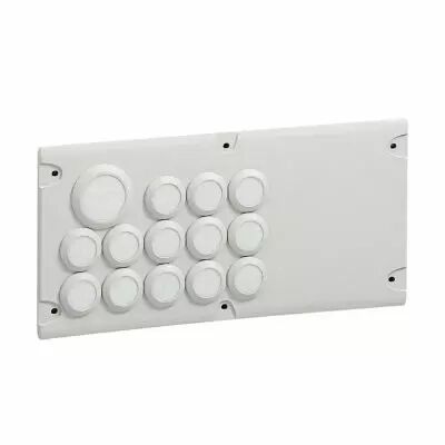 Plaque Cabstop IP 55 - 13x �5 � 14 - 1x�14 � 25 - 1 r�serve (036495)