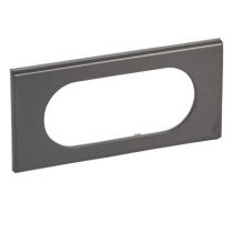 Plaque Céliane - Matières - 4/5 modules - Black Nickel