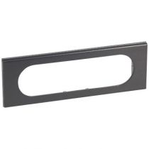 Plaque Céliane - Matières - 6/8 modules - Black Nickel