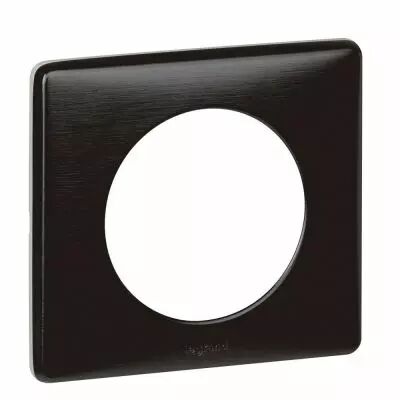 Plaque C�liane - M�tal - 1 poste - Carbone