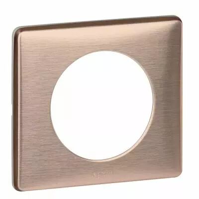 Plaque C�liane - M�tal - 1 poste - Copper