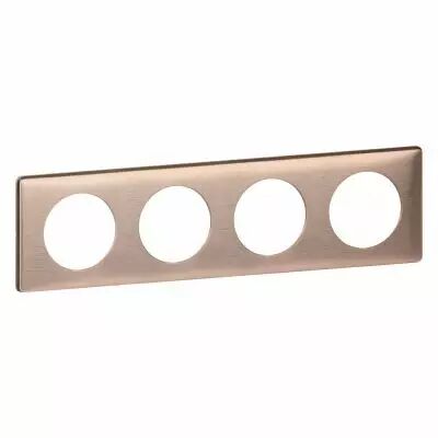Plaque C�liane - M�tal - 4 postes - Copper