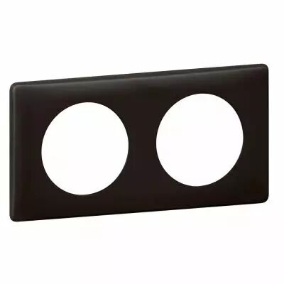 Plaque C�liane - Poudr� - 2 postes - Basalte