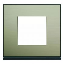 plaque de finition gallery 1 poste bronze (wxp2202)