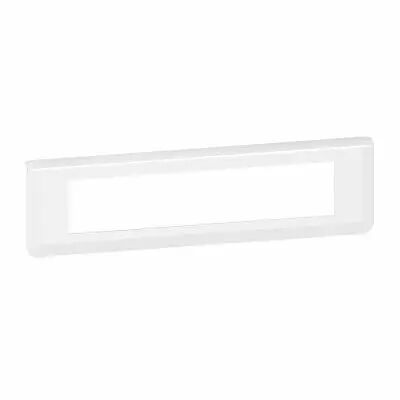 Plaque de finition horizontale Mosaic pour 10 modules blanc (078810L)