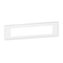 Plaque de finition horizontale Mosaic pour 10 modules blanc (078810L)