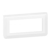 Plaque de finition horizontale Mosaic pour 5 modules blanc (078815L)