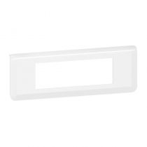 Plaque de finition horizontale Mosaic pour 6 modules blanc (078816L)