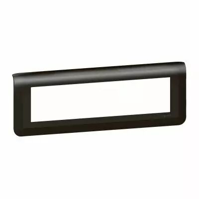 Plaque de finition horizontale Mosaic pour 8 modules noir mat (079058L)