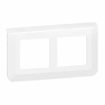 Plaque de finition horizontale sp�ciale r�novation Mosaic pour 2x2 modules blanc (078864L)