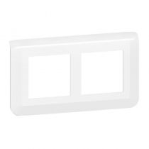 Plaque de finition horizontale spéciale rénovation Mosaic pour 2x2 modules blanc (078864L)