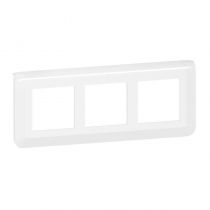 Plaque de finition horizontale spéciale rénovation Mosaic pour 3x2 modules blanc (078866L)