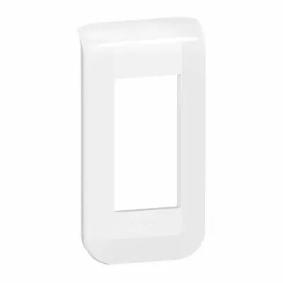Plaque de finition Mosaic pour 1 module blanc (078801L)