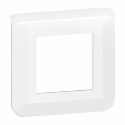 Plaque de finition Mosaic pour 2 modules blanc (078802L)