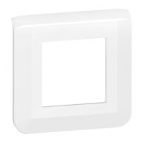 Plaque de finition Mosaic pour 2 modules blanc (078802L)