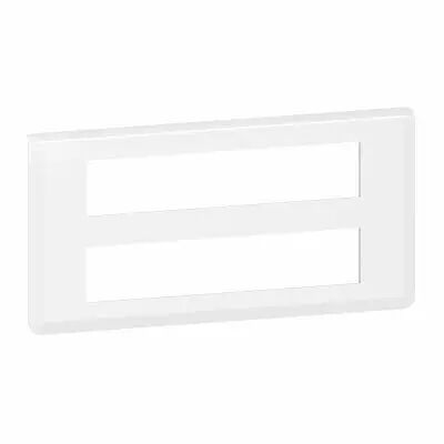 Plaque de finition Mosaic pour 2x10 modules blanc (078828L)